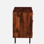 Aspen Sheesham Wood Utility Cabinet in Teak Finish - Image 7