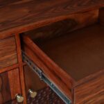 Aspen Sheesham Wood Utility Cabinet in Teak Finish - Image 12