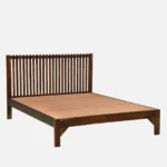 Pransh King Size Wooden Bed In Provincial Teak Finish - Image 2