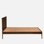 Pransh King Size Wooden Bed In Provincial Teak Finish - Image 6