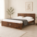 Lavina Solid Wood Bed Without Storage