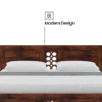 Lavina Solid Wood Bed Without Storage - Image 2