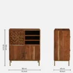 Oak Haven Classic Display & Storage Cabinet - Image 3