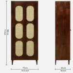 Willow Crest Modern Engineered Wood Cabinet - Image 12