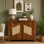 Cedar Bloom Contemporary Storage Cabinet