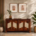 Walnut Heritage Wooden Display Cabinet