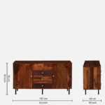 Willow Oak Luxury Wooden Home Cabinet - Image 10