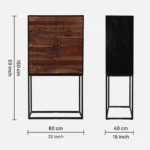 Birch Meadow Designer Home Storage Cabinet - Image 3