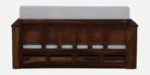 Oakridge Solid Wood Sofa Cum Bed In Natural Finish - Image 5