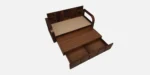 Valencia Solid Wood Sofa Cum Bed With Classic Design - Image 2