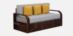 Valencia Solid Wood Sofa Cum Bed With Classic Design - Image 4