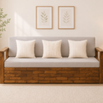 Rosella Elegant Sofa Cum Bed With Comfortable Seating