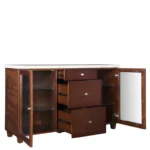 Solid Sheesham Wood Crockery Cabinet - Image 11
