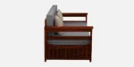 Meadow Solid Sheesham Wood Sofa Cum Bed In Rich Walnut Finish - Image 4