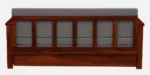 Meadow Solid Sheesham Wood Sofa Cum Bed In Rich Walnut Finish - Image 5