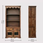 Wooden Crockery Cabinet for Dining Room - Image 3