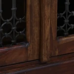 Solid Wood Crockery Cabinet with Glass Doors - Image 10