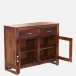 Large Wooden Crockery Cabinet with Drawers - Image 5