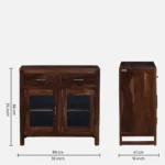 Handcrafted Wooden Crockery Cabinet - Image 3