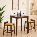 Riverton Sheesham Wood Bar Table Set with 2 Chairs