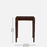 Riverton Sheesham Wood Bar Table Set with 2 Chairs - Image 4