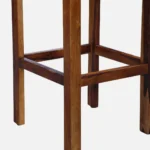 Elmwood Sheesham Wood Bar Table Set in Provincial Teak Finish With (Set of 2) - Image 2