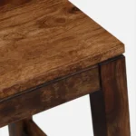 Northfield Sheesham Wood Bar Table Set in Provincial Teak Finish With (Set of 2) - Image 3