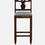 Jranton Wooden Bar Stools in Rustic Honey Finish (Set of 2) - Image 2