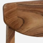 Urlano Solid Wood Bar Chairs in Dark Oak Finish (Set of 2) - Image 6