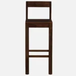 Hrivon Wooden Bar Stools in Classic Walnut Finish (Set of 2) - Image 3