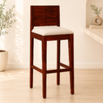 Reltro Wooden High Chairs in Natural Wood Finish (Set of 2)