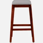 Briston Sheesham Wood Bar Stool in Honey Oak Finish - Image 4